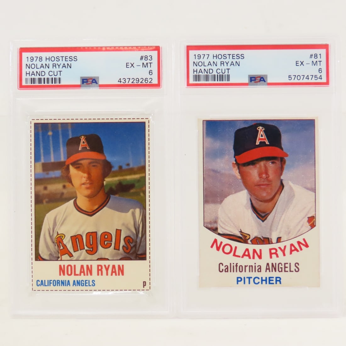 1977 & 1978 Hostess Nolan Ryan Cards PSA 6 (1 of 9)