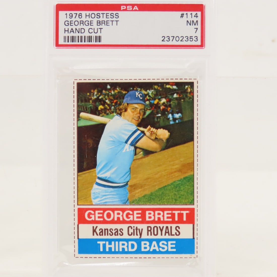 1976 Hostess George Brett #114 PSA 7 NM (1 of 4)