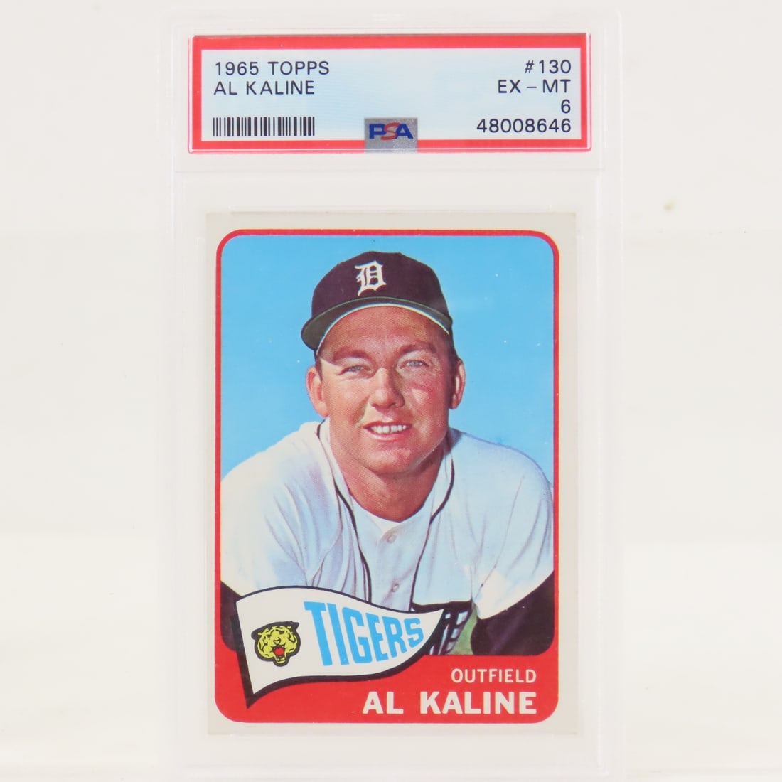 1965 Topps Al Kaline #130 PSA 6 EX-MT (1 of 4)