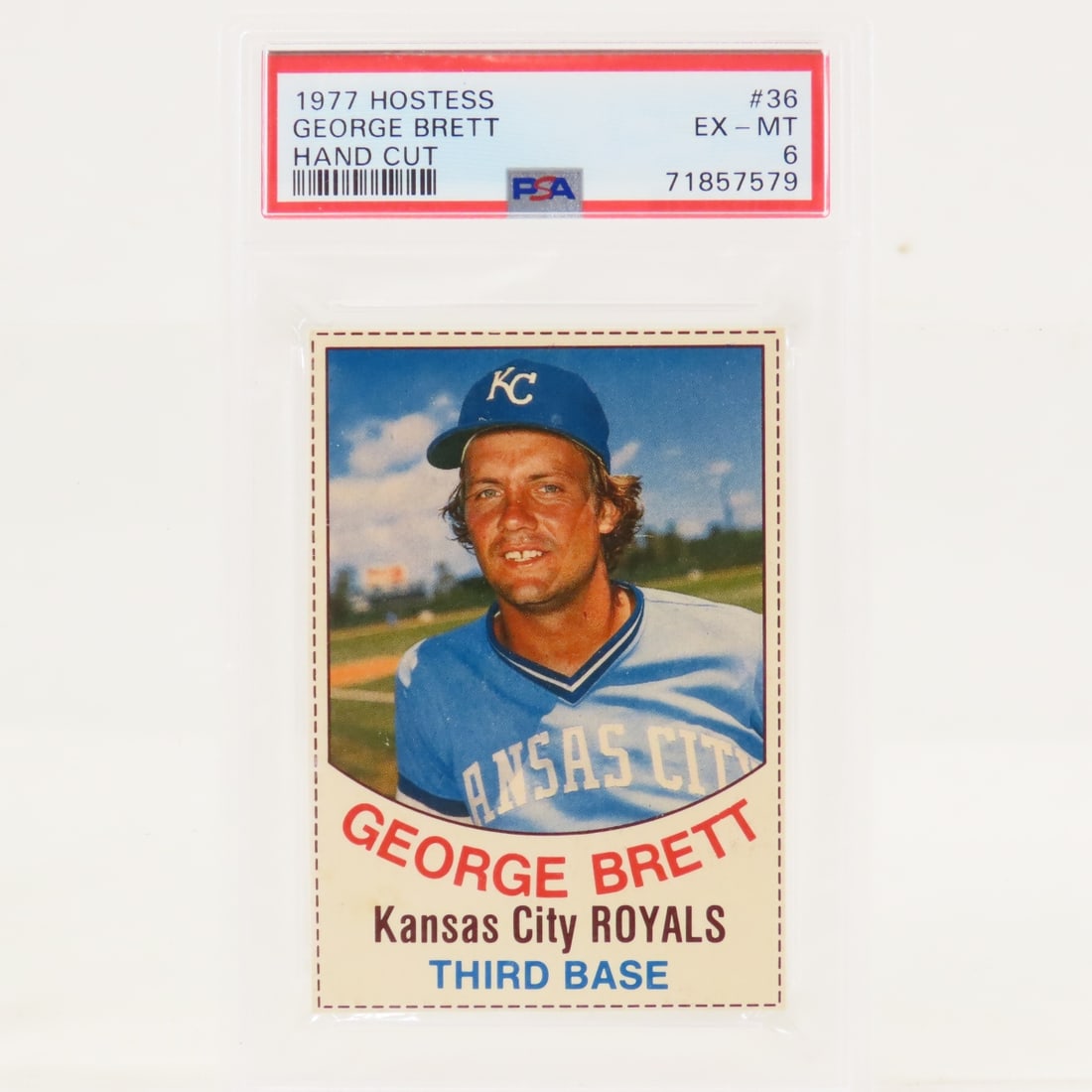 1977 Hostess George Brett #36 PSA 6 EX-MT (1 of 4)