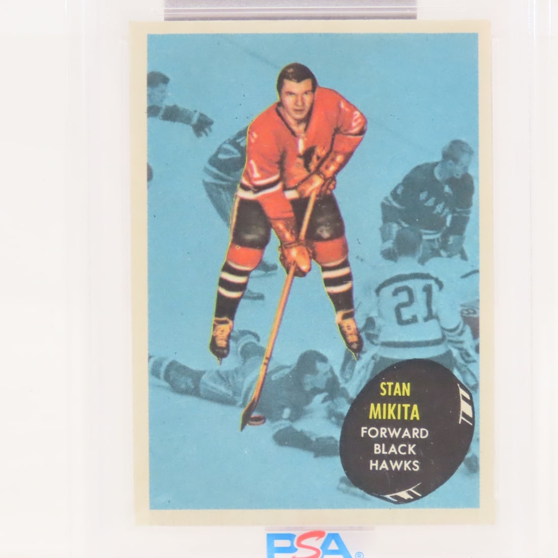 1961 Topps Stan Mikita #36 PSA 7 NM - 2