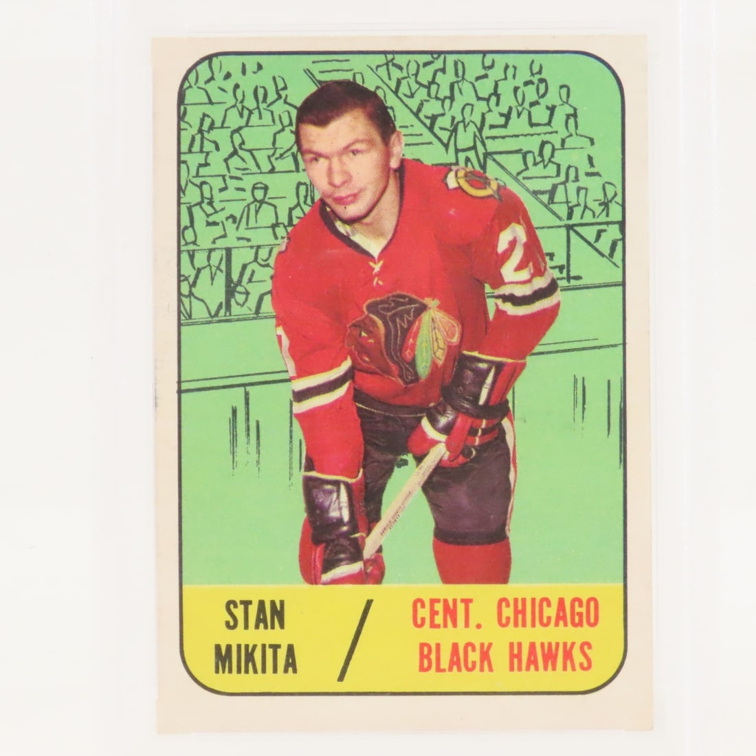 1967 Topps Stan Mikita #114 PSA 6 EX-MT - 2