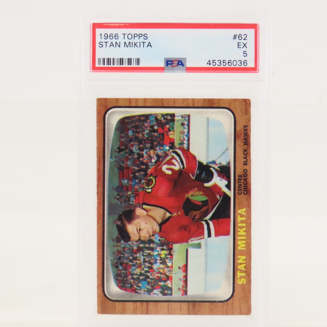 1966 Topps Stan Mikita #62 PSA 5 EX - 5