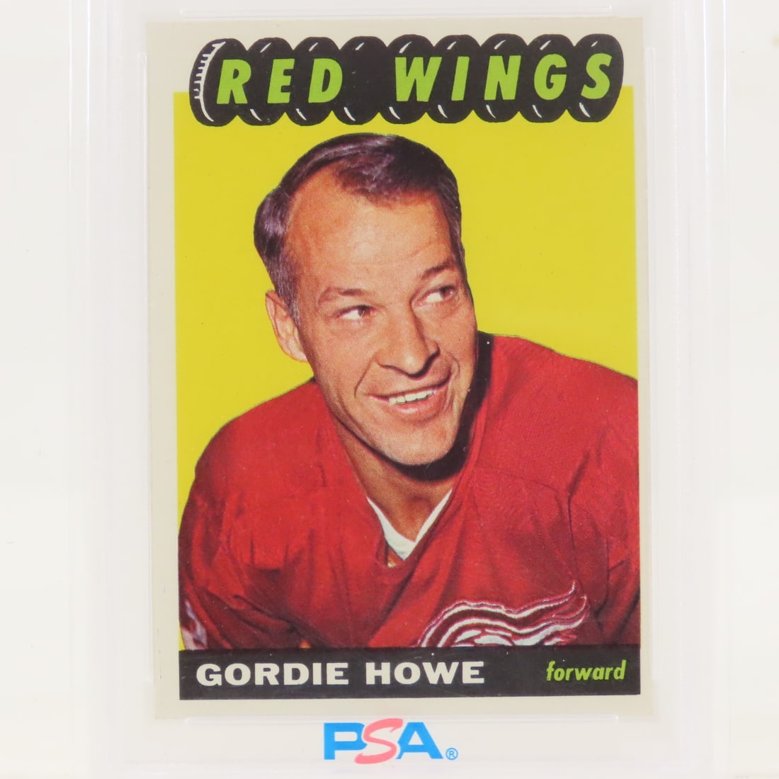 1965 Topps Gordie Howe #108 PSA 6 EX-MT - 2