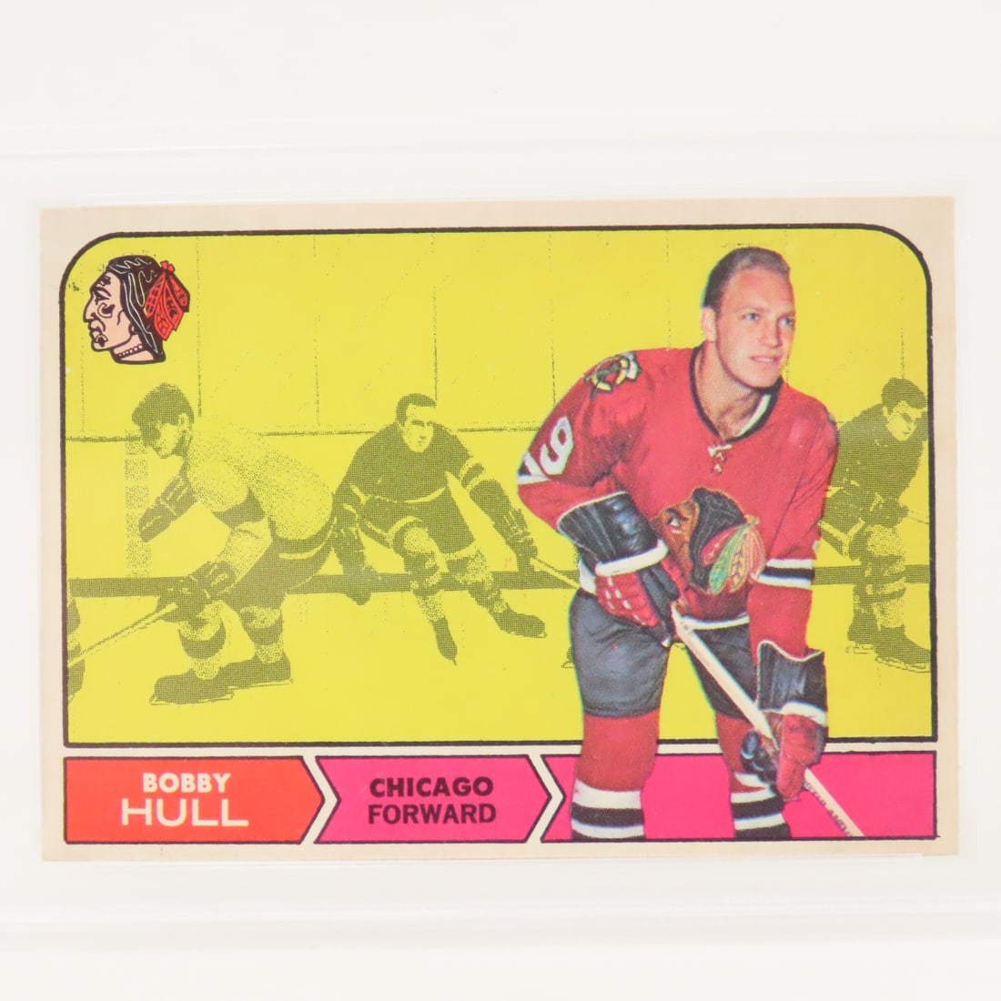 1968 O-PEE-CHEE Bobby Hull #16 PSA 6 EX-MT - 2