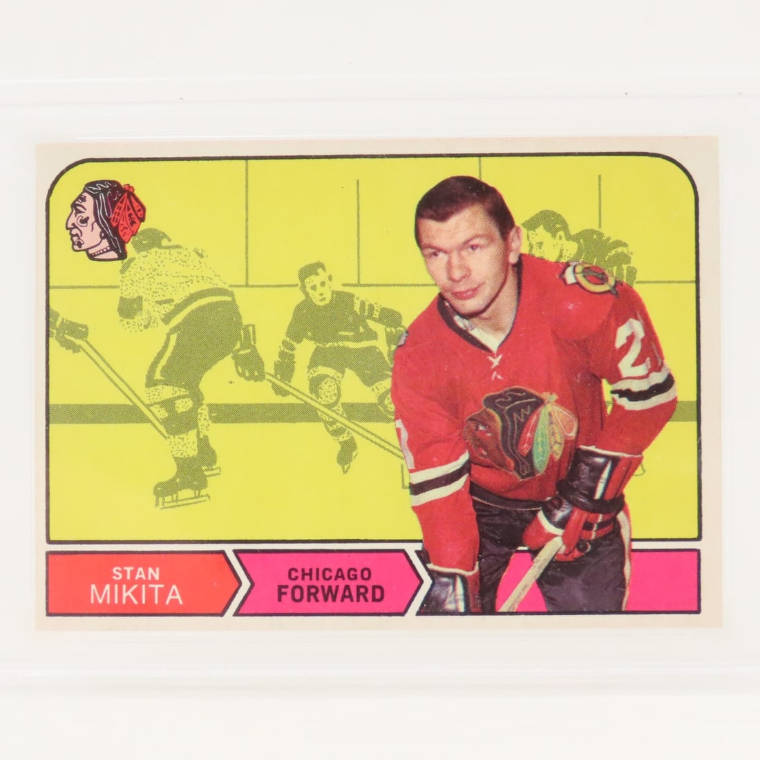 1968 O-PEE-CHEE Stan Mikita #155 PSA 7 NM - 2
