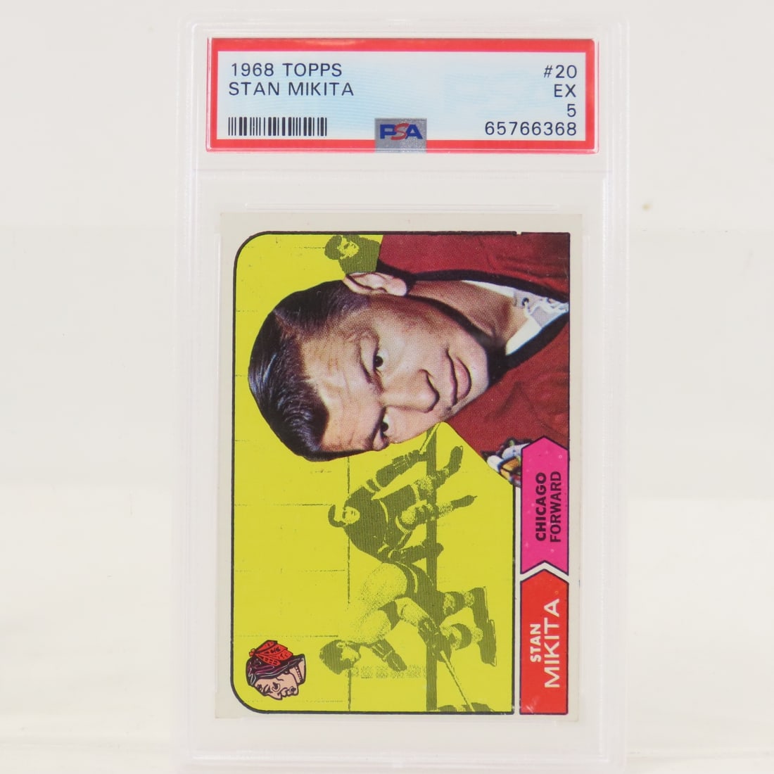 1968 Topps Stan Mikita #20 PSA 5 EX - 5