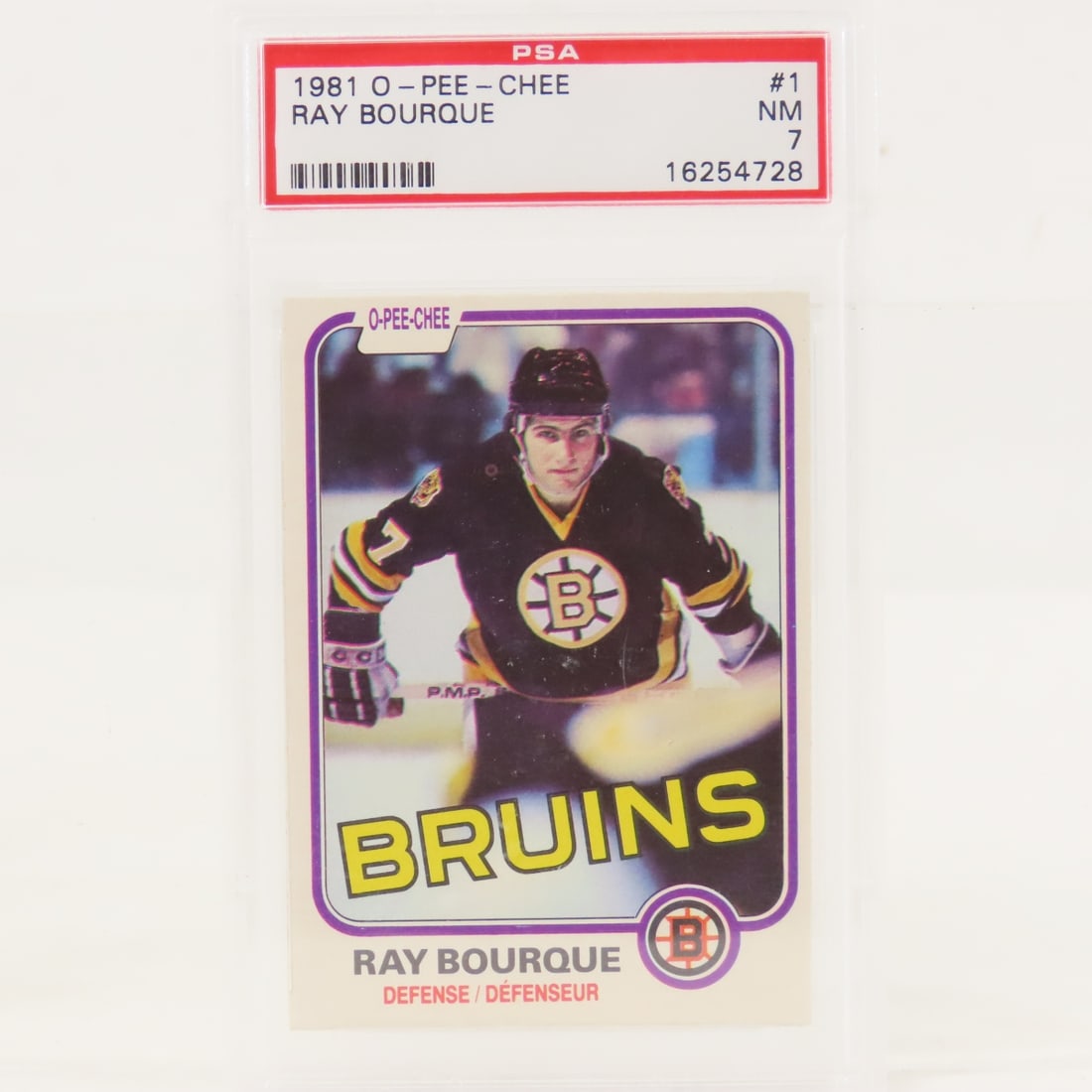 1981 Topps & O-PEE-CHEE Ray Bourque PSA Graded - 2