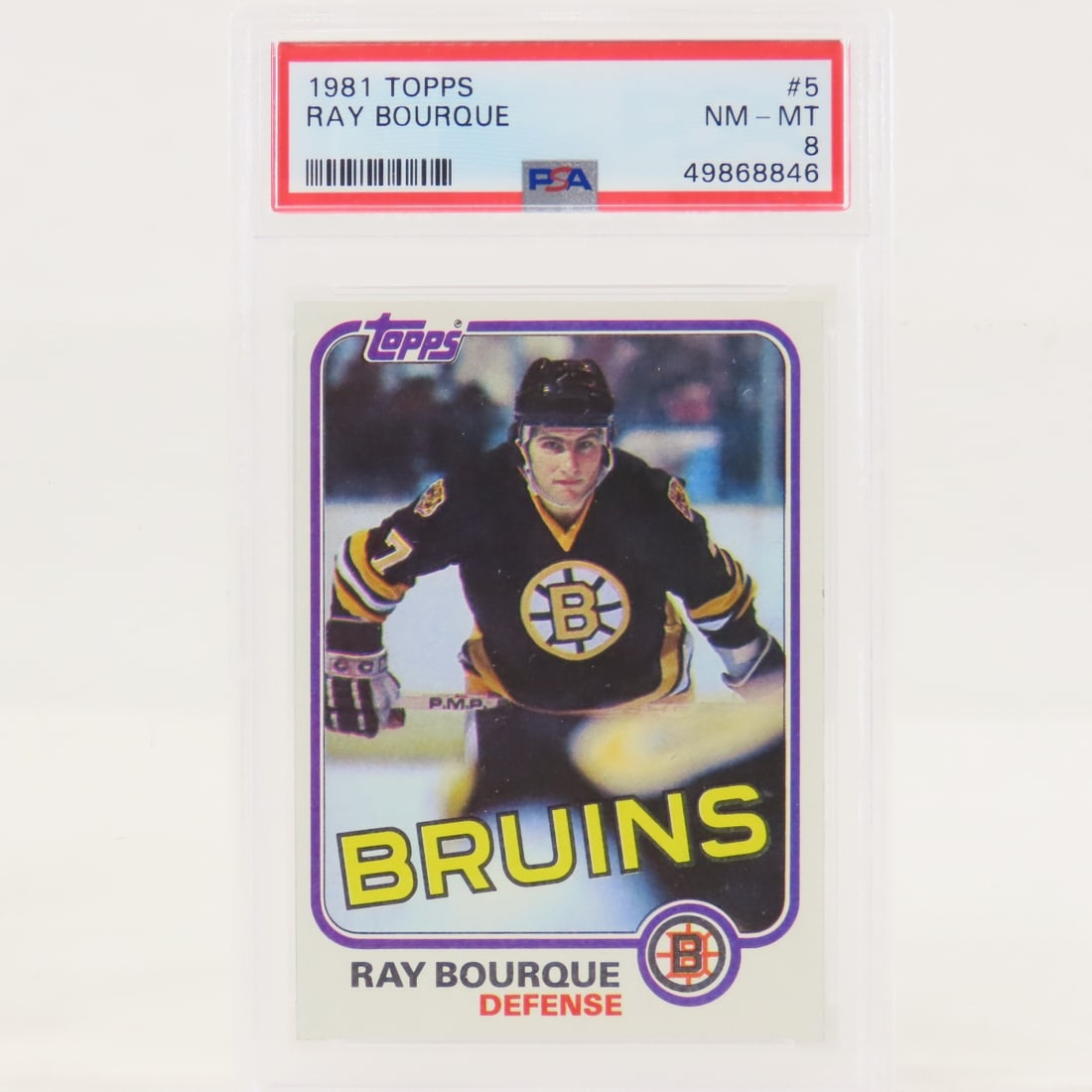 1981 Topps & O-PEE-CHEE Ray Bourque PSA Graded - 6