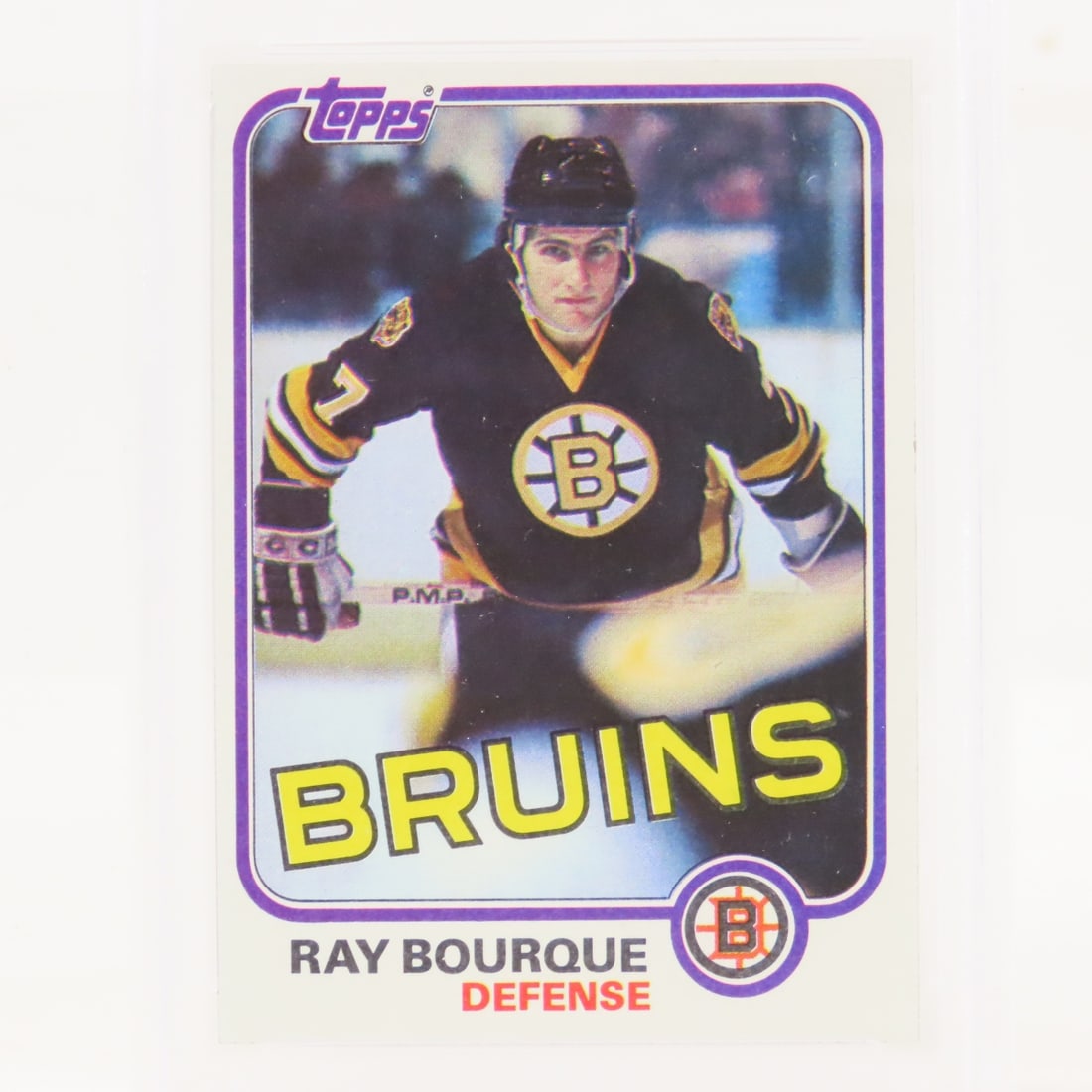 1981 Topps & O-PEE-CHEE Ray Bourque PSA Graded - 7