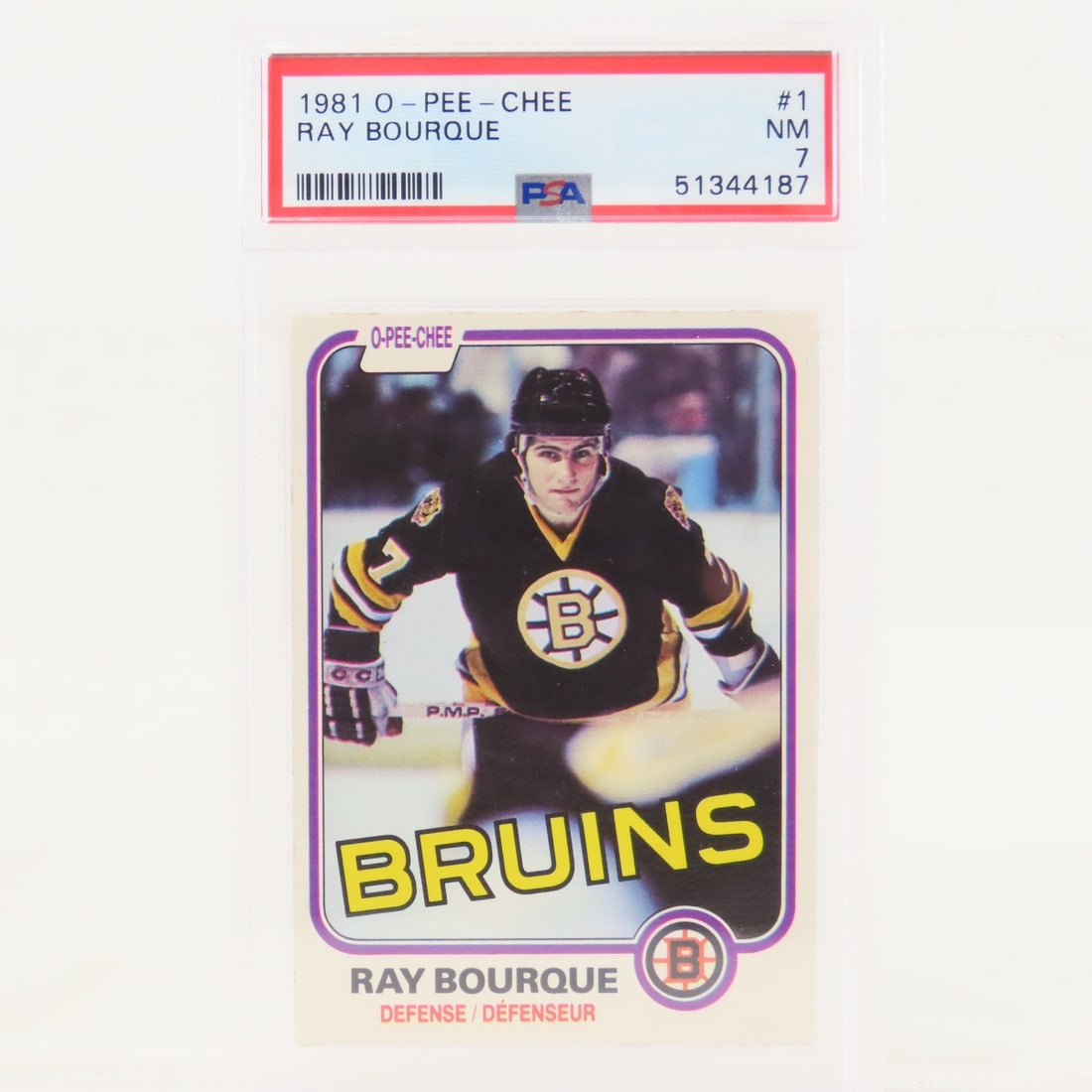 5 PSA Graded Ray Bourque Hockey Cards 1981-1985 - 2