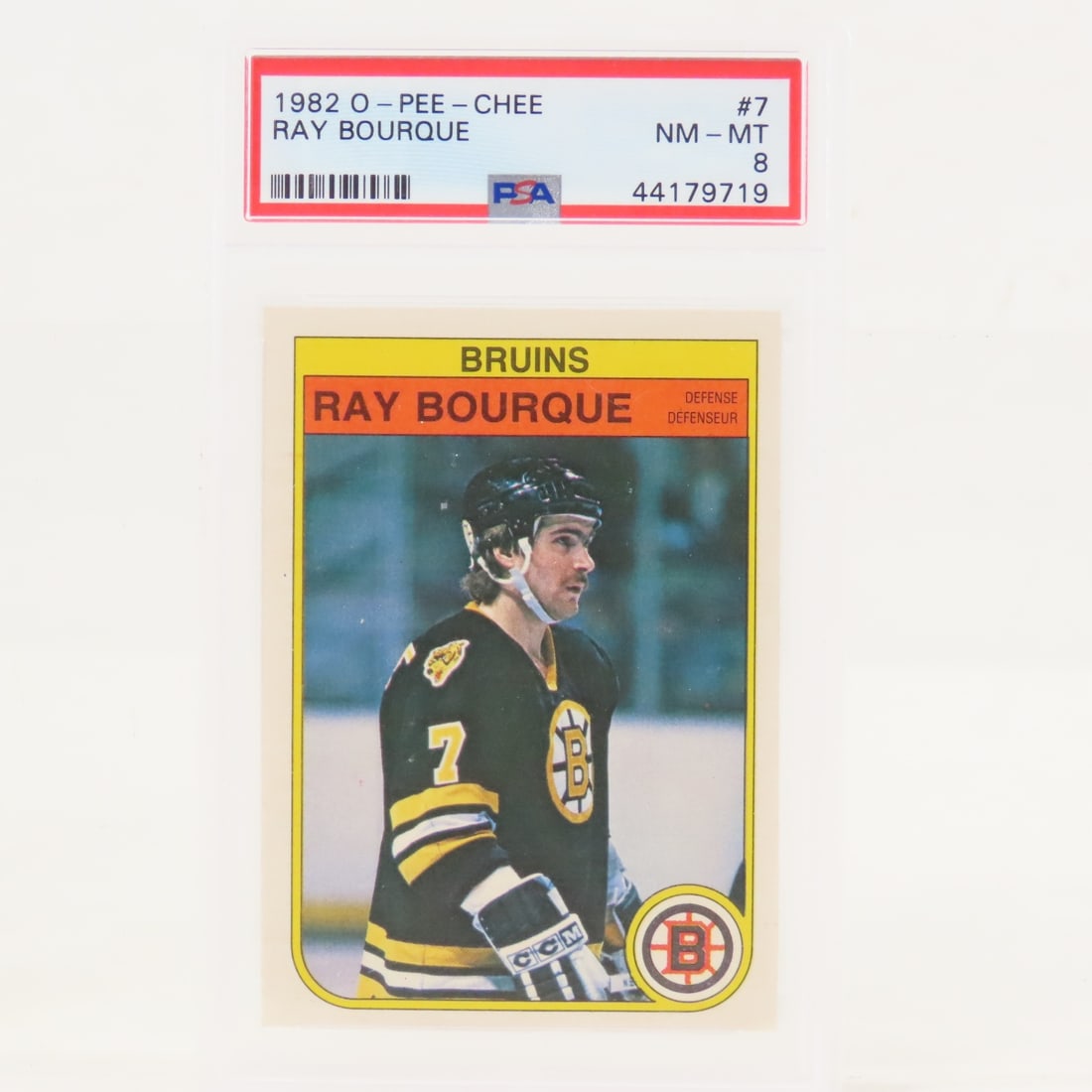 5 PSA Graded Ray Bourque Hockey Cards 1981-1985 - 4
