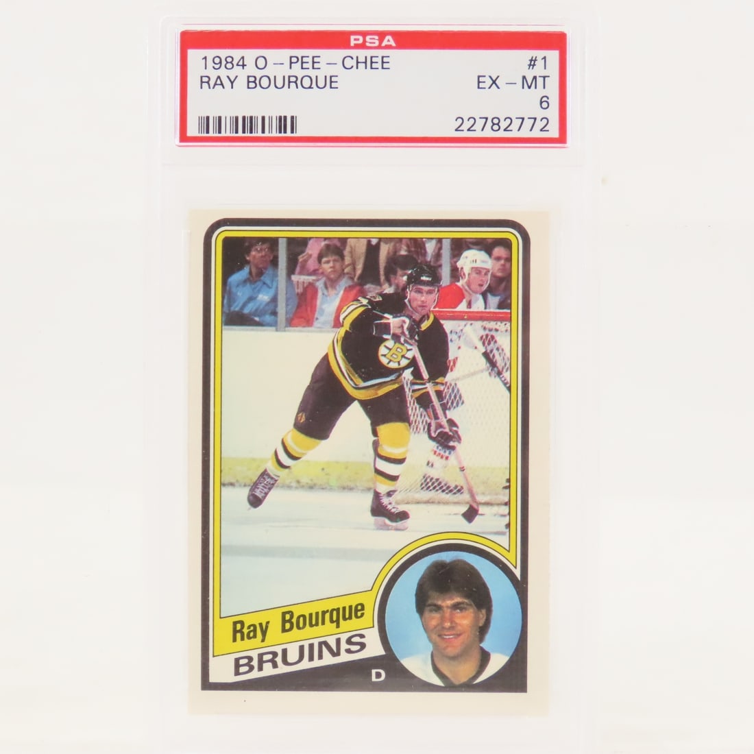 5 PSA Graded Ray Bourque Hockey Cards 1981-1985 - 6