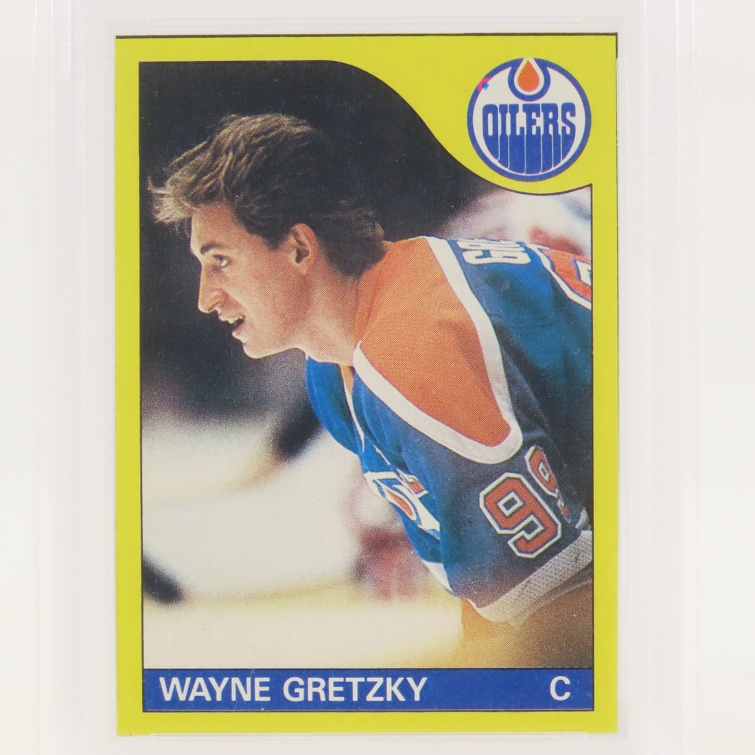 1985 Topps Wayne Gretzky Box Bottoms #G PSA 5 EX - 2
