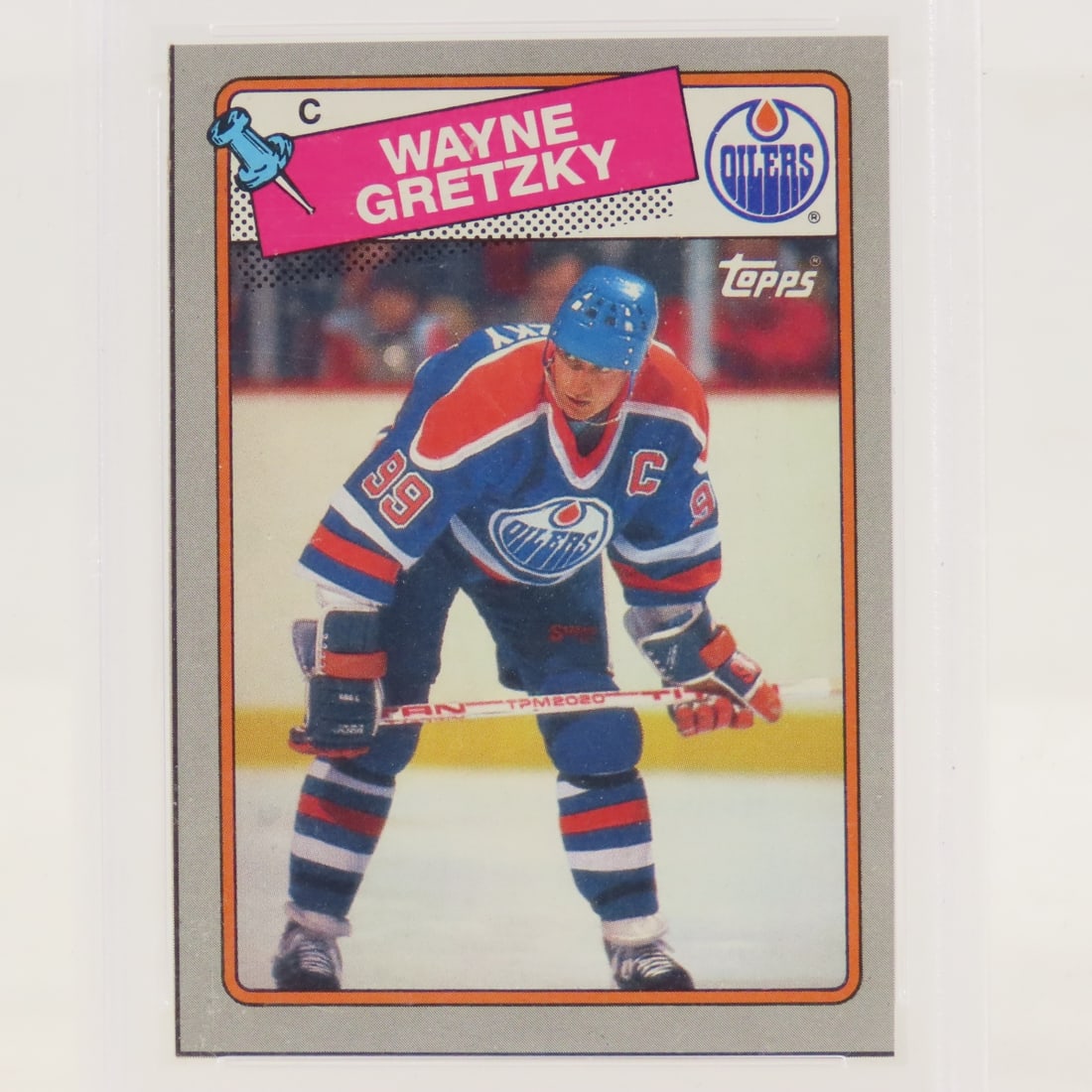 1988 Topps Box Bottoms Wayne Gretzky #B PSA 6 EXMT - 2