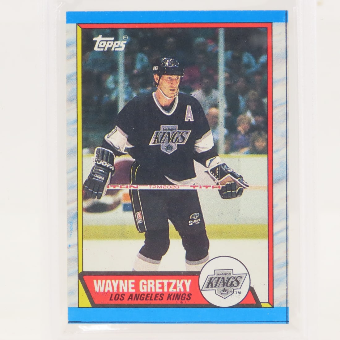 1989 Topps Box Bottoms Wayne Gretzky #E PSA 8 NMMT - 2