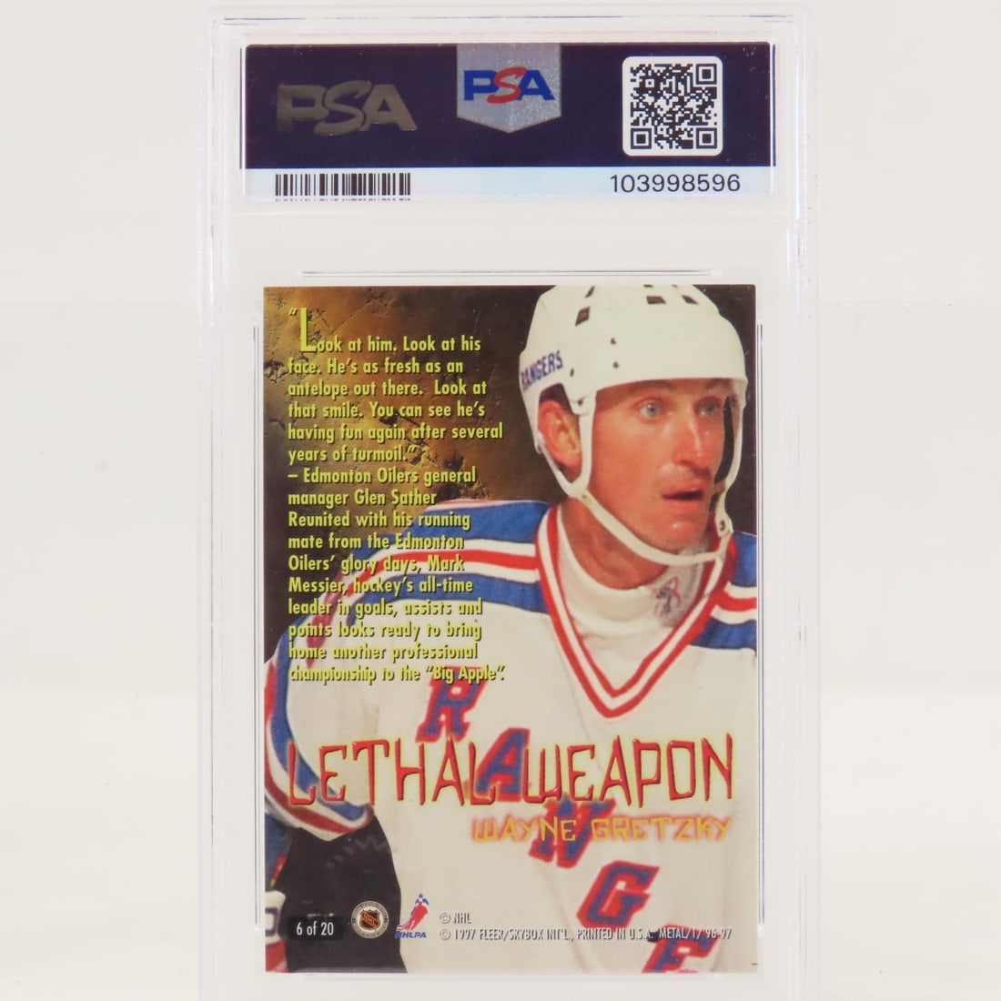 4 PSA 7&9 1992-2009 Wayne Gretzky Hockey Cards - 8