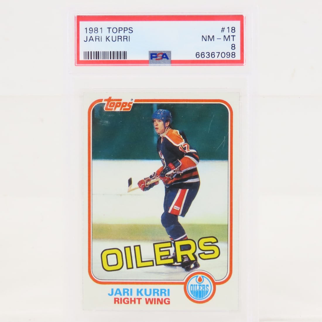 1981 PSA graded O-PEE-CHEE & Topps Jari Kurri RC - 6