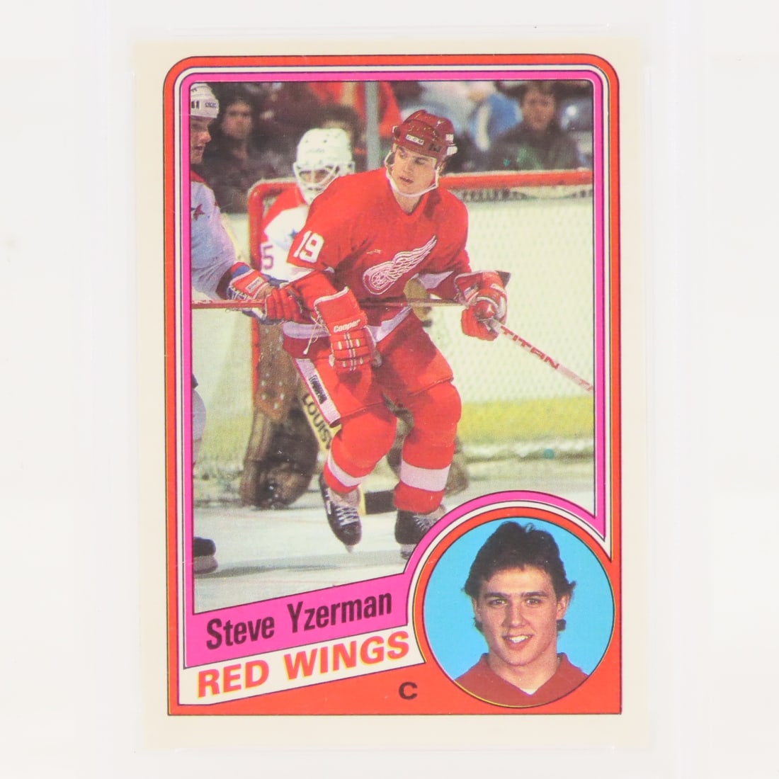 1984 O-PEE-CHEE Steve Yzerman #67 PSA 7 NM RC - 2