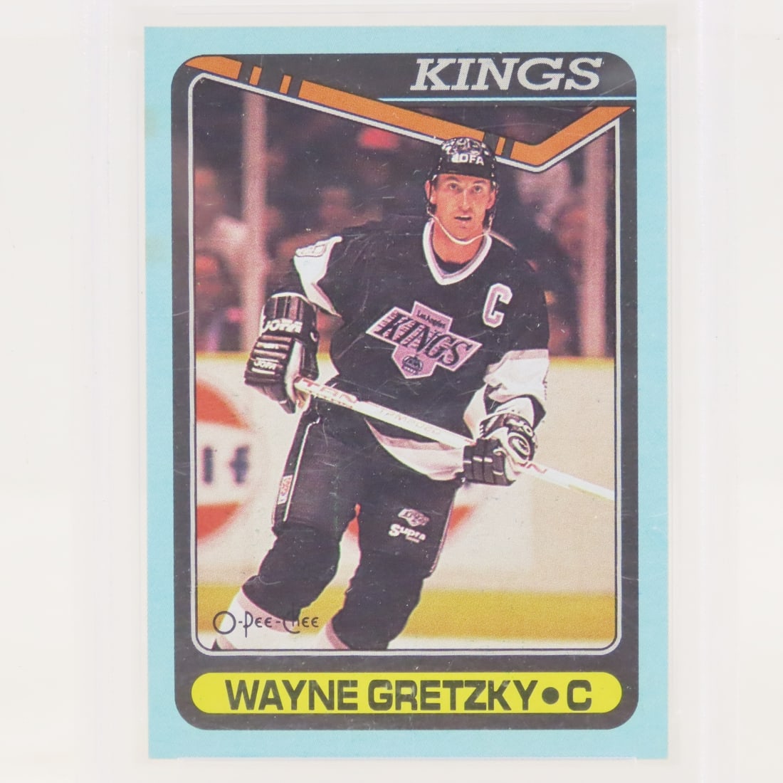 1990 O-PEE-CHEE Box Bottoms Wayne Gretzky #D PSA 9 - 2