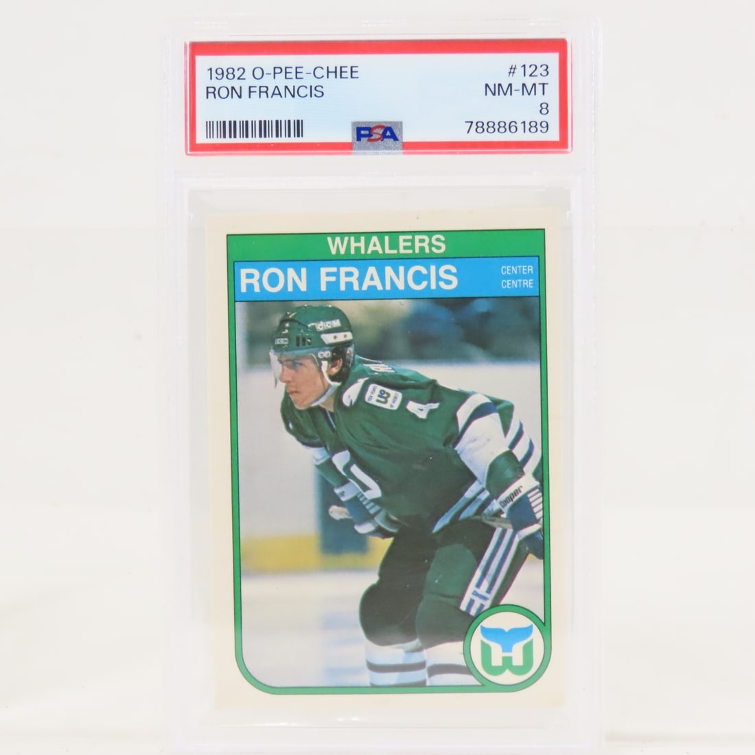 1982 O-PEE-CHEE Ron Francis #123 PSA 8 NM-MT RC (1 of 4)
