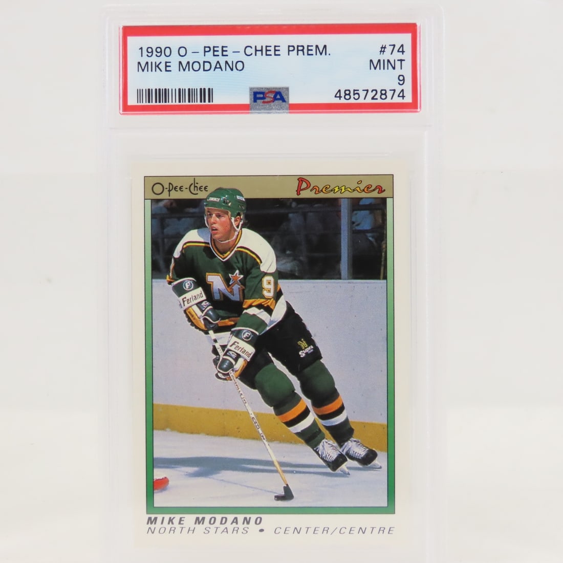 3 1990 Mike Modano Rookie Cards PSA 9 Mint - 2