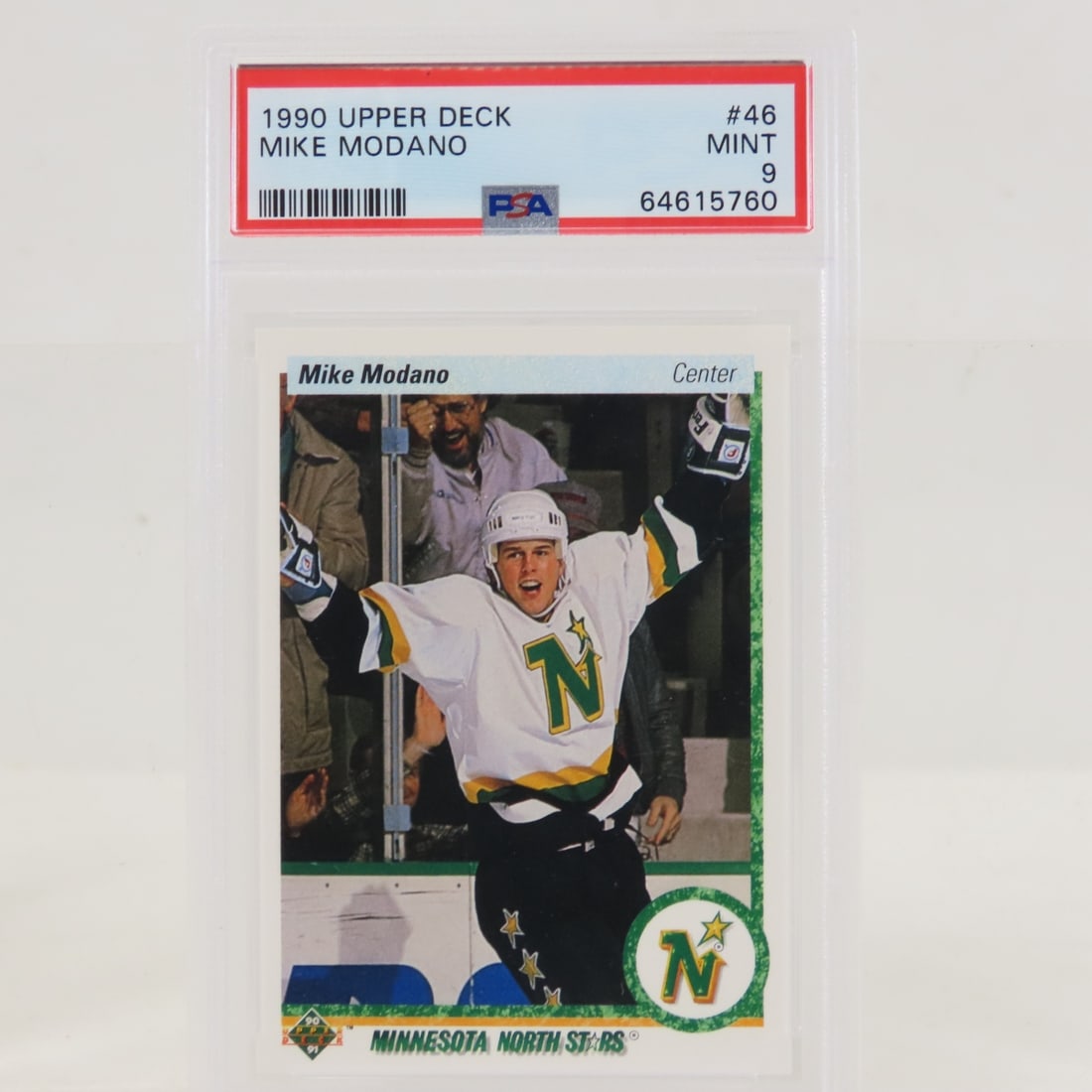 3 1990 Mike Modano Rookie Cards PSA 9 Mint - 6