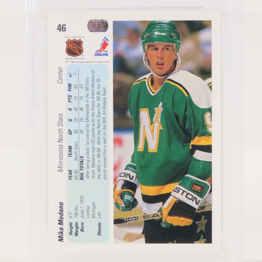 3 1990 Mike Modano Rookie Cards PSA 9 Mint - 9