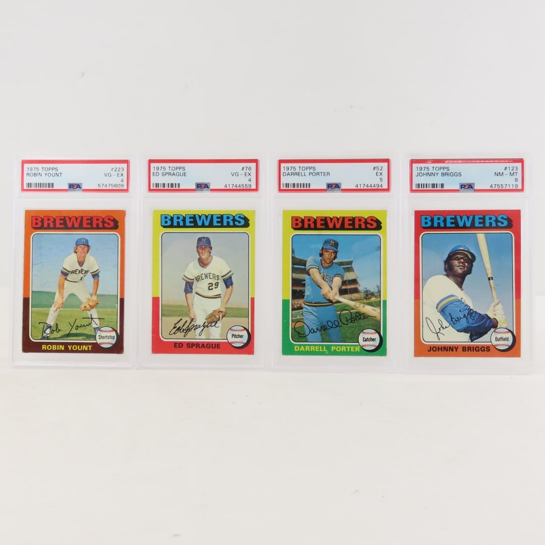 1975 Topps Robin Yount #223 PSA 4 VG-EX & 3 more (1 of 9)