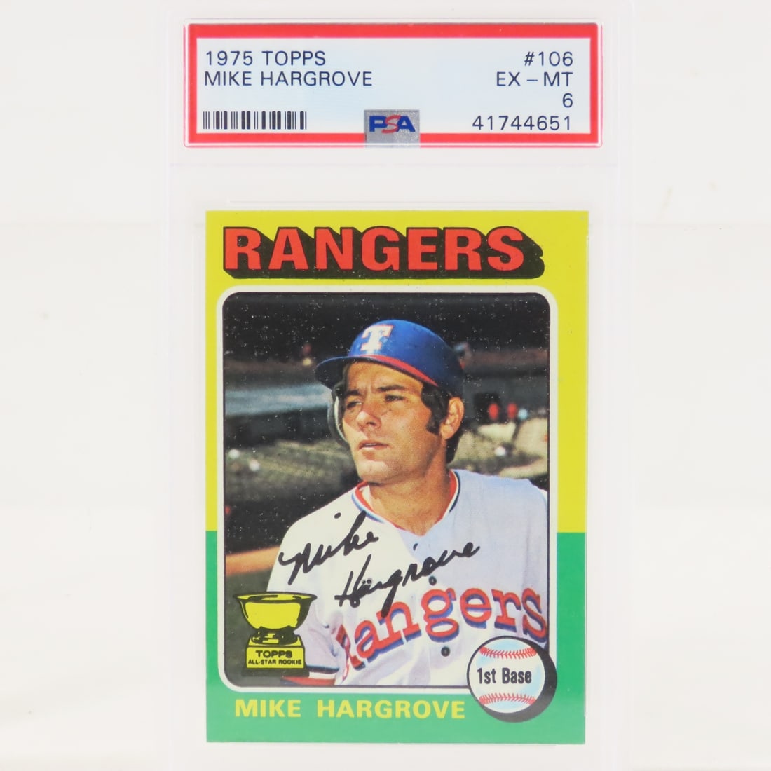 3 1975 Topps TX Rangers PSA graded Baseball Cards - 10