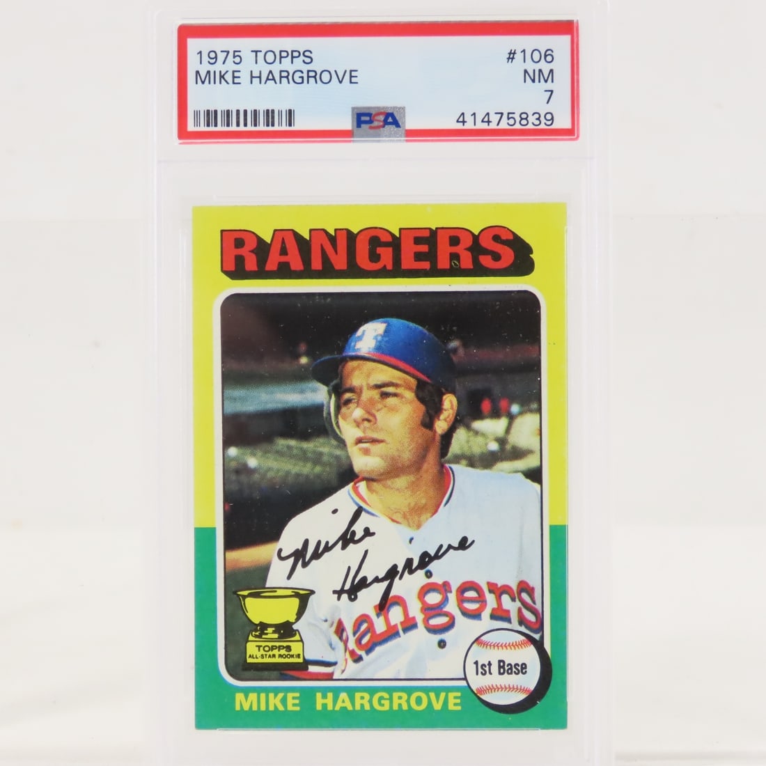3 1975 Topps TX Rangers PSA graded Baseball Cards - 2