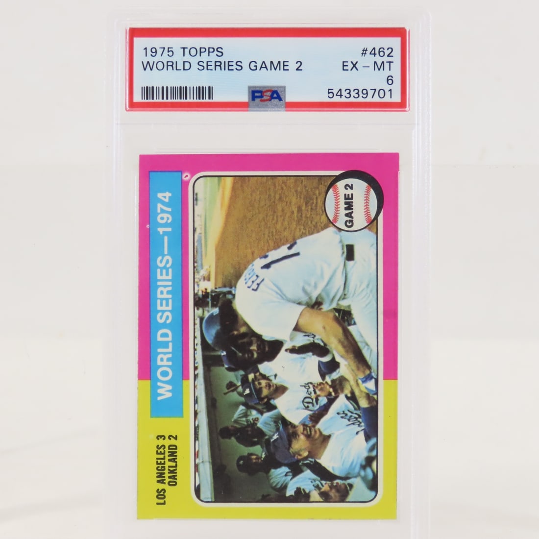 3 1975 Topps PSA Graded Baseball Cards - 11