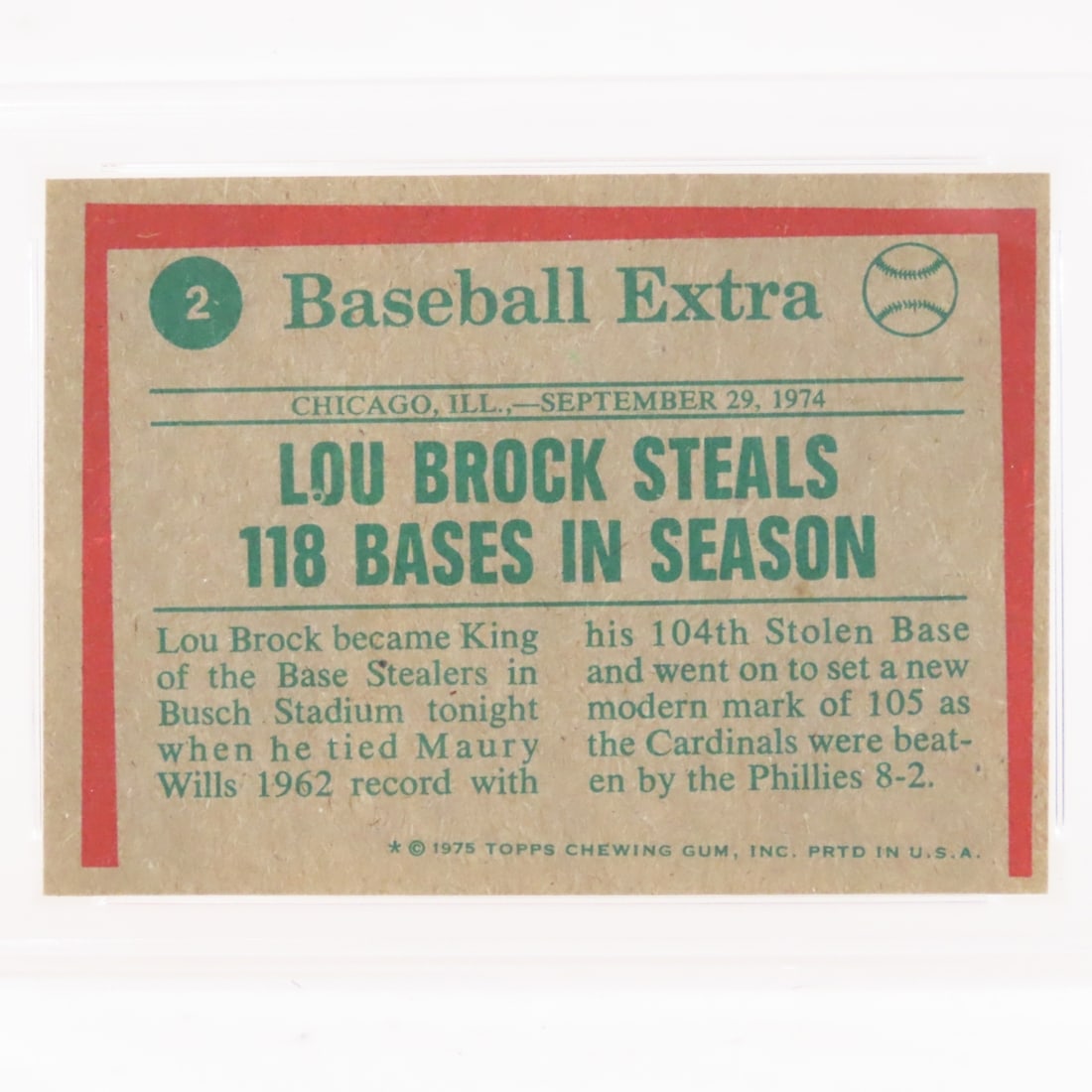 3 1975 Topps PSA Graded Baseball Cards - 15