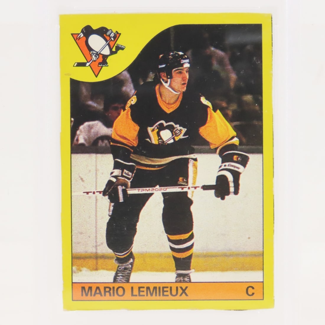 1985 O-PEE-CHEE Box Bottoms Mario Lemieux #1 PSA 4 - 2
