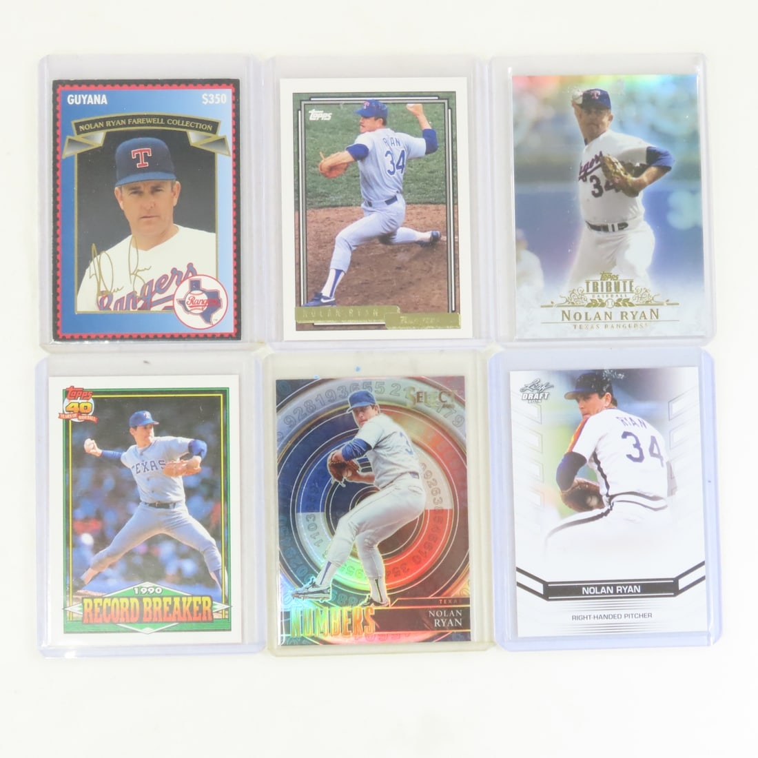 30 Mixed Nolan Ryan Baseball Csrds - 2