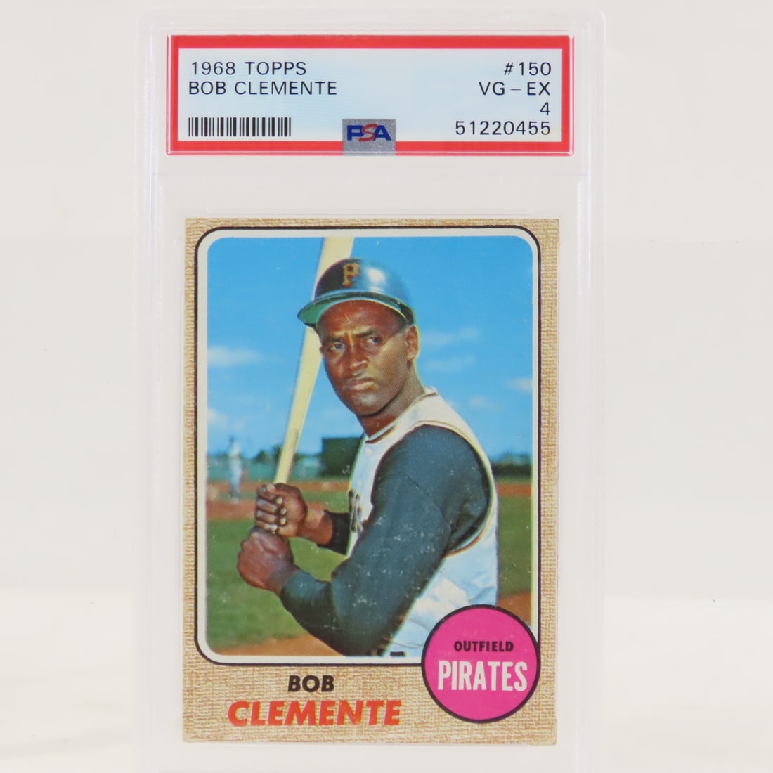 1968 Topps Bob Clemente #150 PSA 4 VG-EX (1 of 4)
