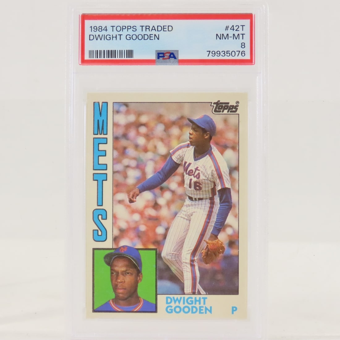 1984 Topps Traded Dwight Gooden #42T PSA 8 NM-MT (1 of 4)
