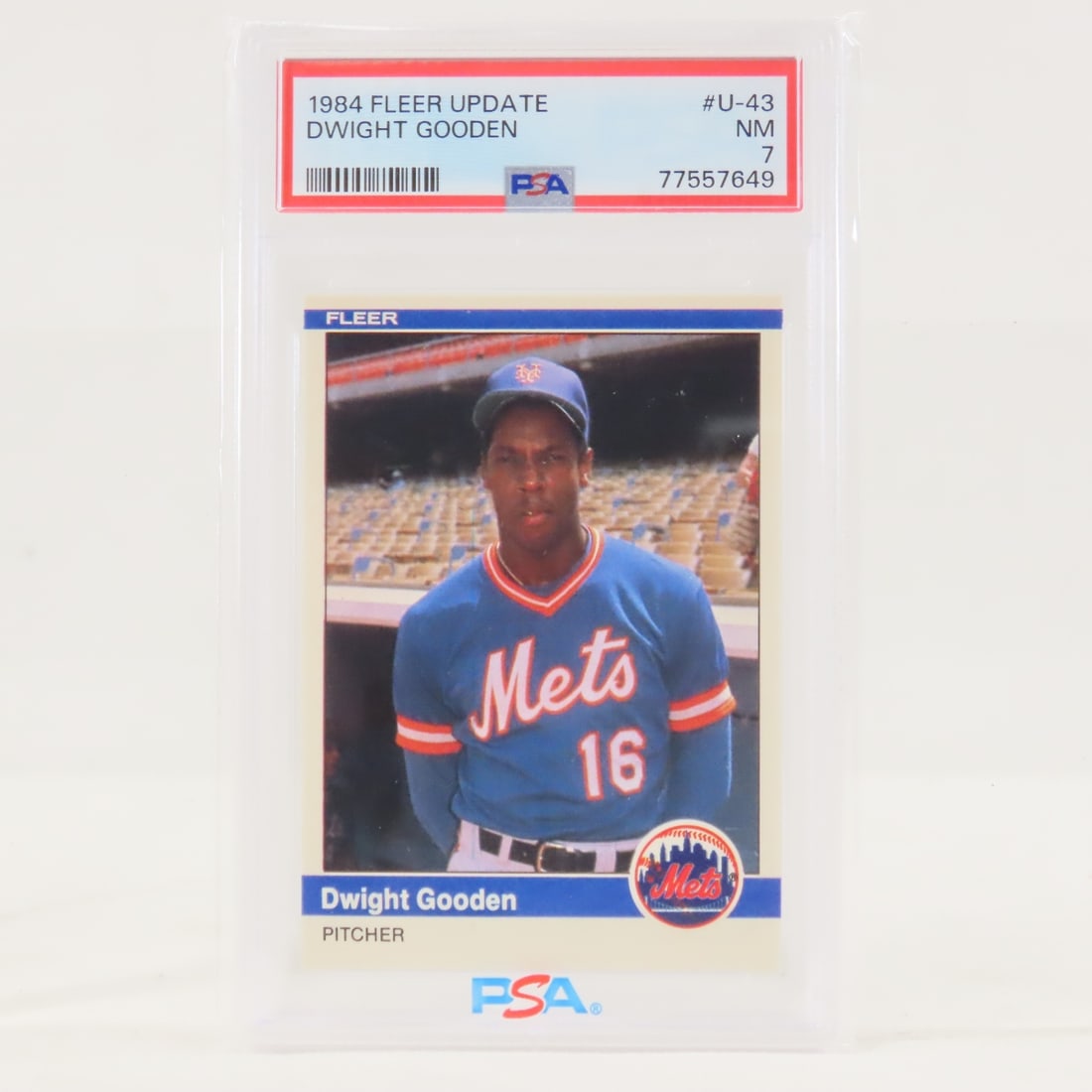 1984 Fleer Update Dwight Gooden #U-43 PSA 7 NM (1 of 4)