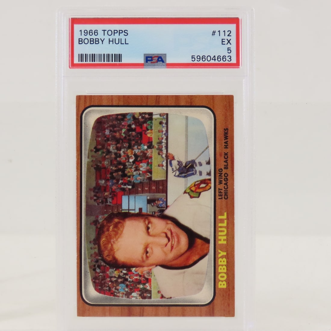 1966 Topps Bobby Hull #112 PSA 5 EX - 5