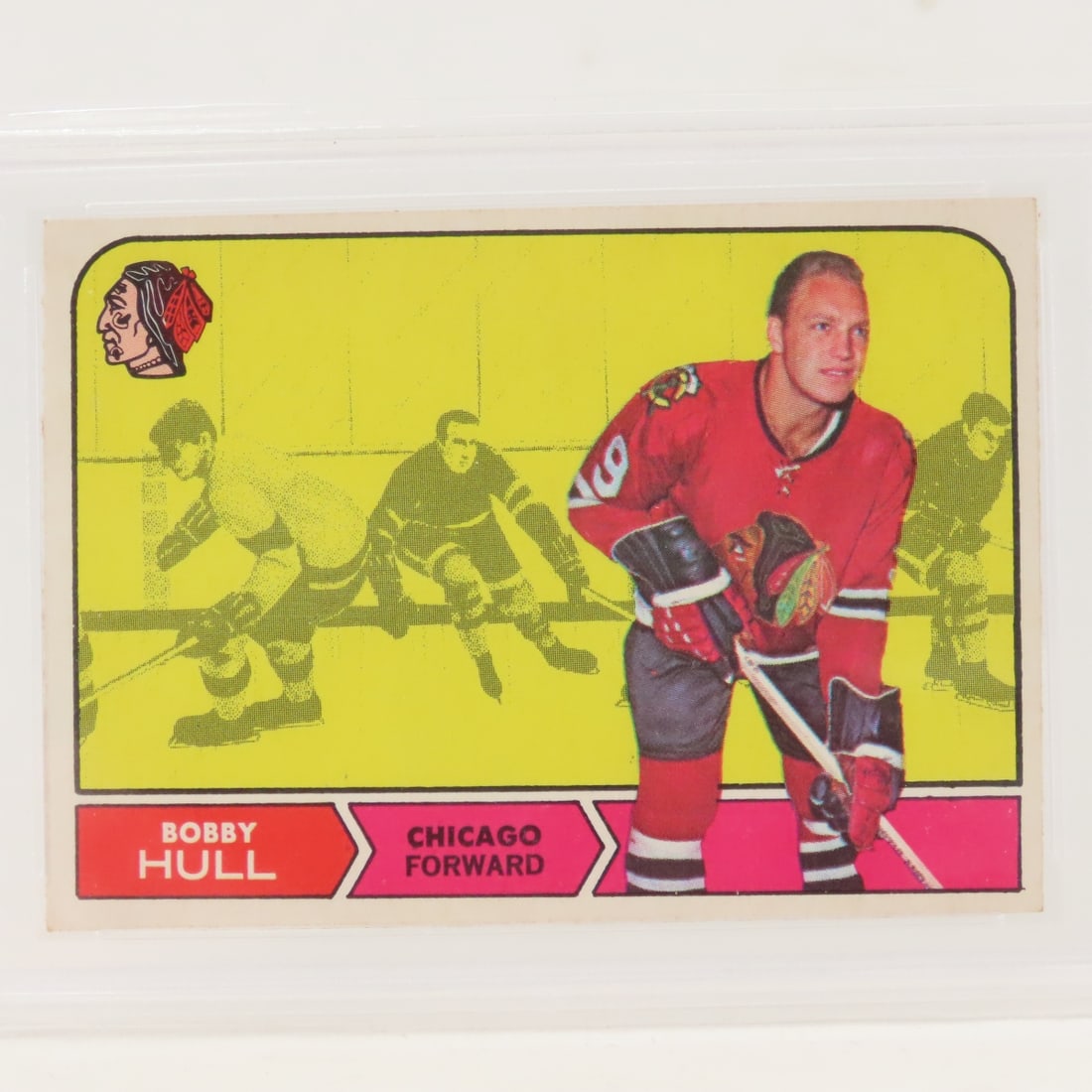 1968 O-PEE-CHEE Bobby Hull #16 PSA 7 NM - 2