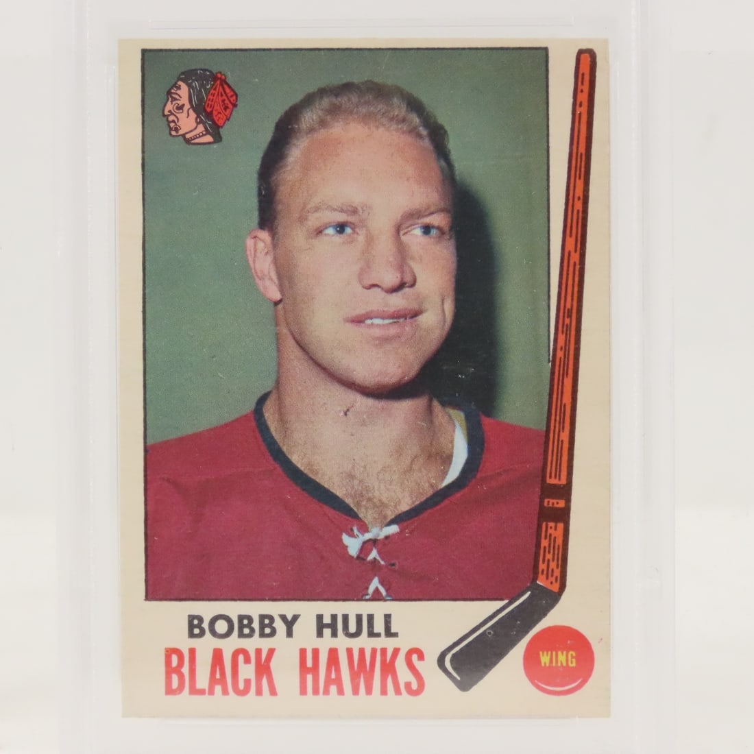 1969 O-PEE-CHEE Bobby Hull #70 PSA 7 NM - 2