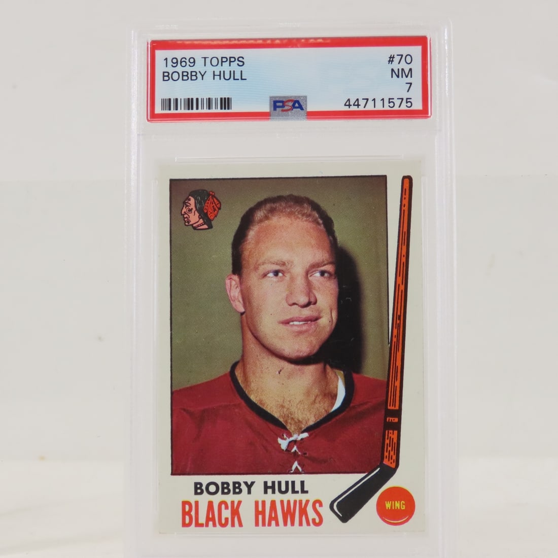 1969 Topps Bobby Hull #70 PSA 7 NM (1 of 4)