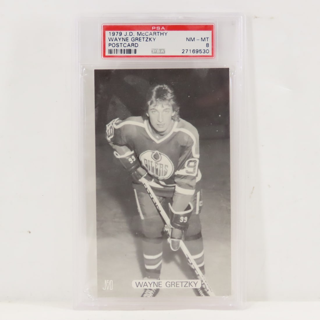 1979 J.D. McCarthy Wayne Gretzky Postcard PSA 8 NM (1 of 4)