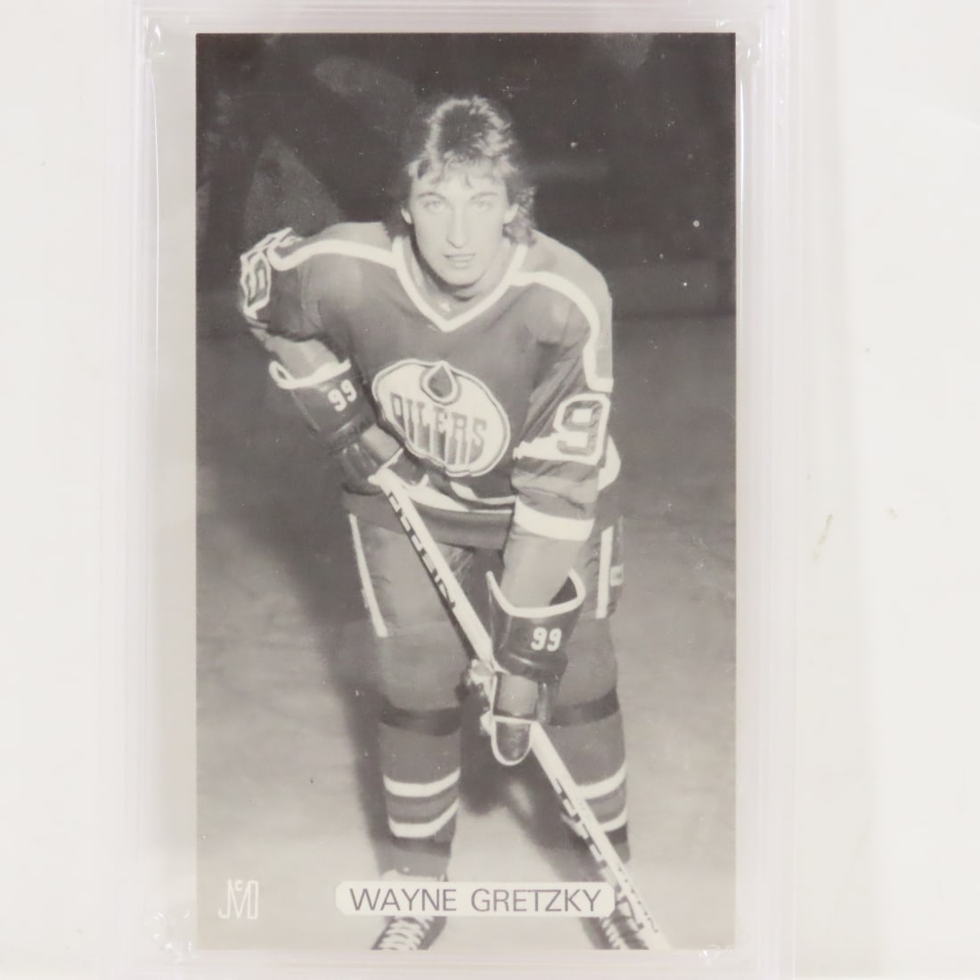1979 J.D. McCarthy Wayne Gretzky Postcard PSA 8 NM - 2