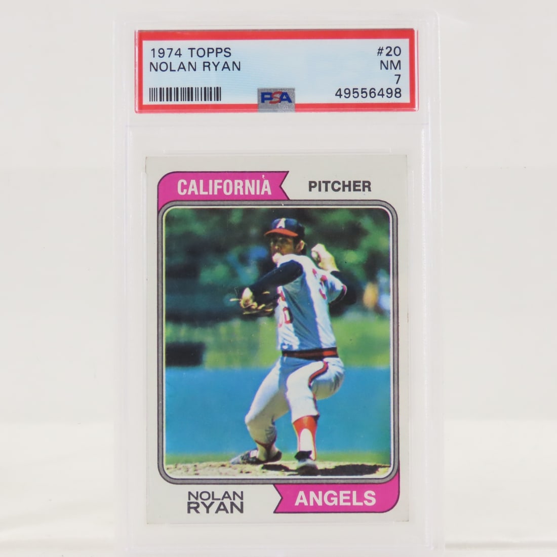 1974 Topps Nolan Ryan #20 PSA 7 NM (1 of 4)
