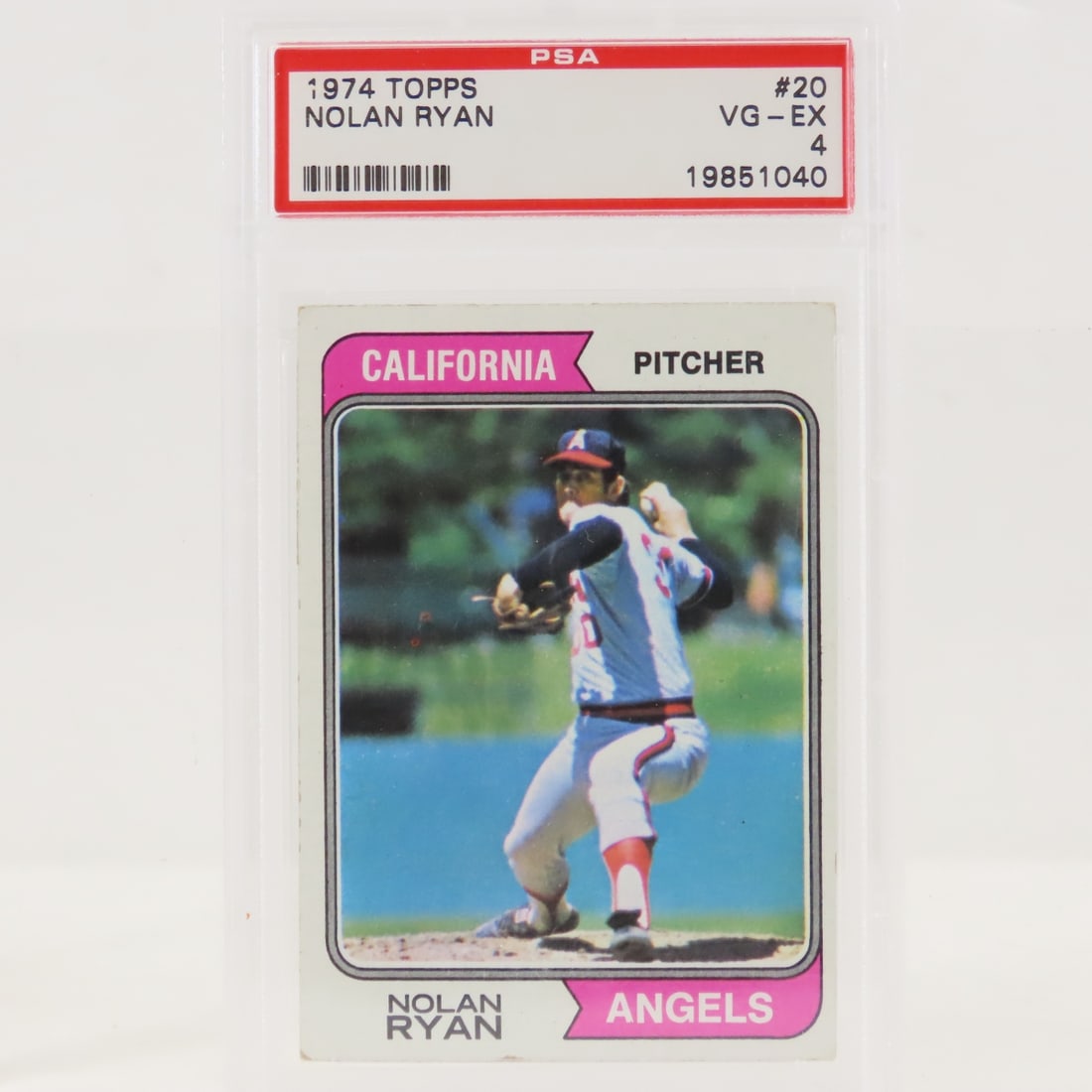 1974 Topps Nolan Ryan #20 PSA 4 VG-EX (1 of 4)