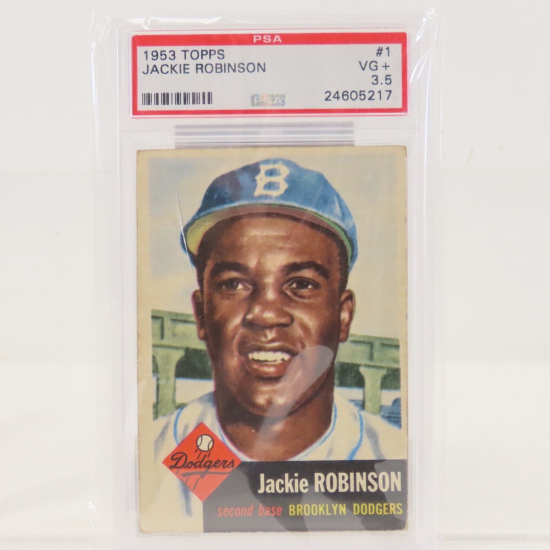 1953 Topps Jackie Robinson #1 PSA 3.5 VG+ (1 of 4)