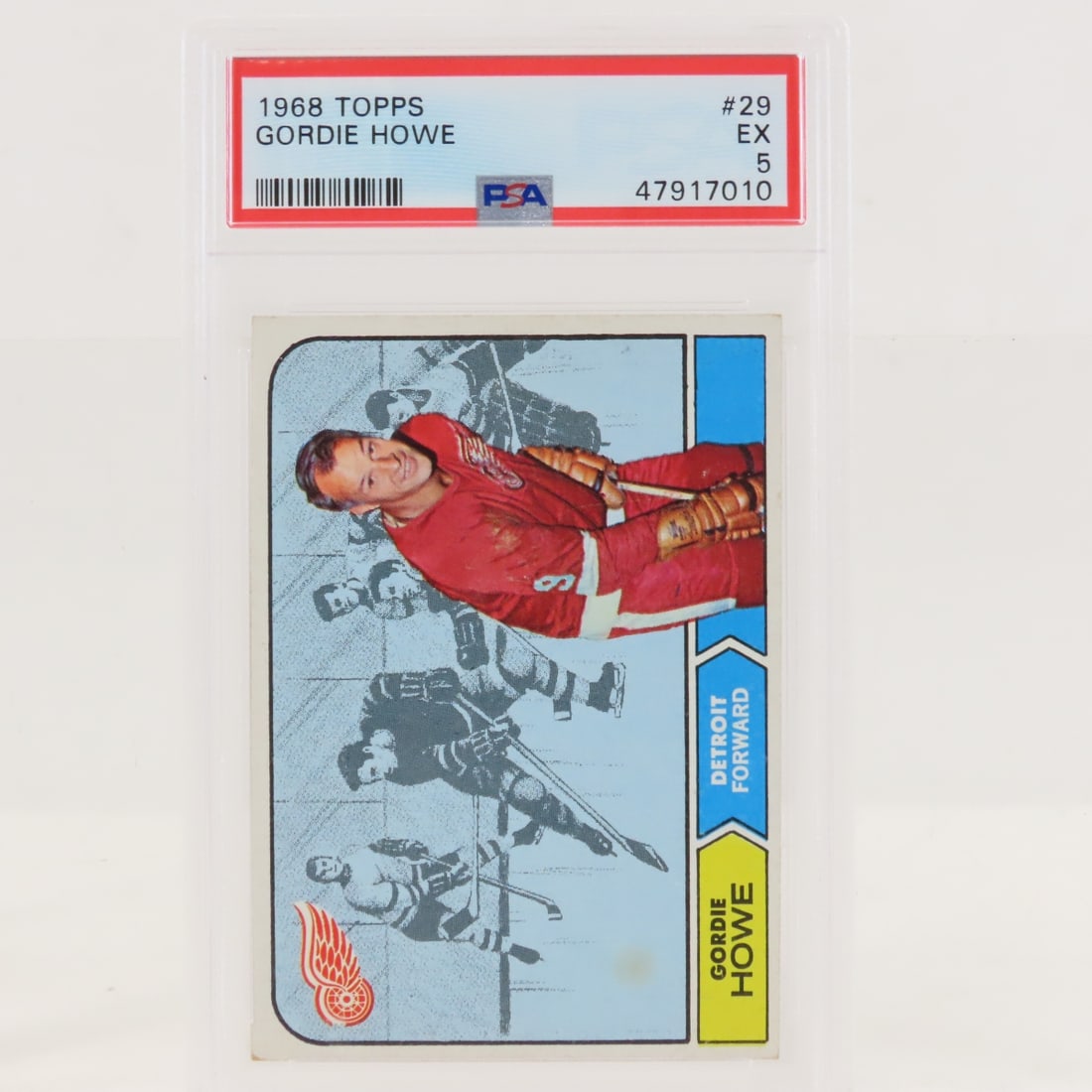 1968 Topps Gordie Howe #29 PSA 5 EX - 5