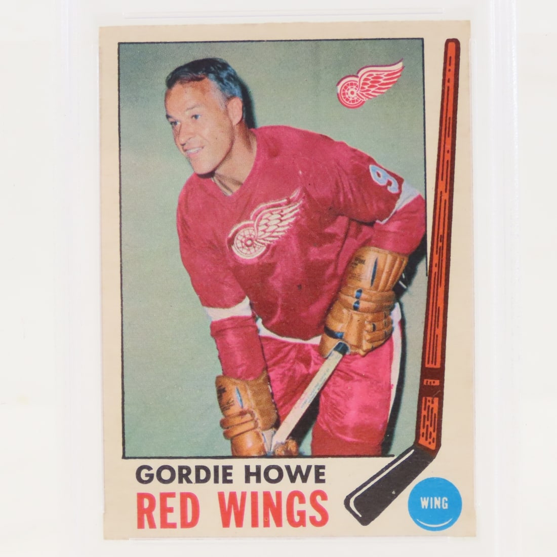 1969 O-PEE-CHEE Gordie Howe #61 PSA 5 EX - 2