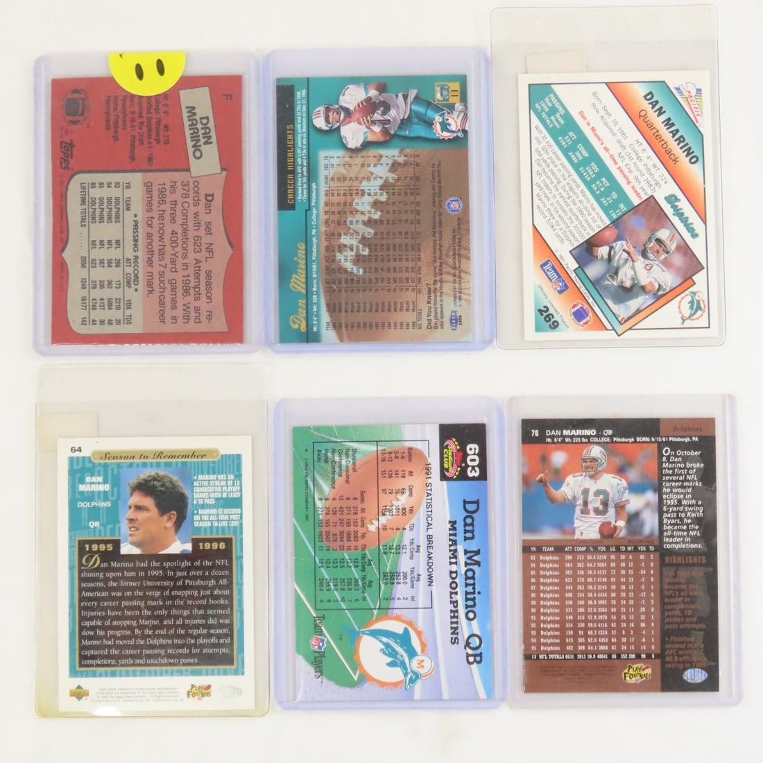 30+ Dan Marino Football Cards in plastic sleeves - 3